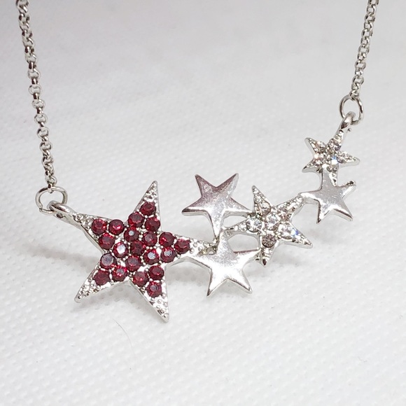 💠3 for $25💠Silver Crystal Star Necklace - Picture 4 of 8